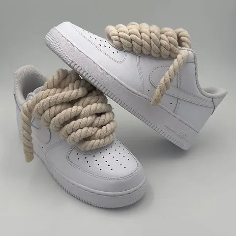 AIR FORCE WITH ROPE LACE WHITE Kickbox Sa