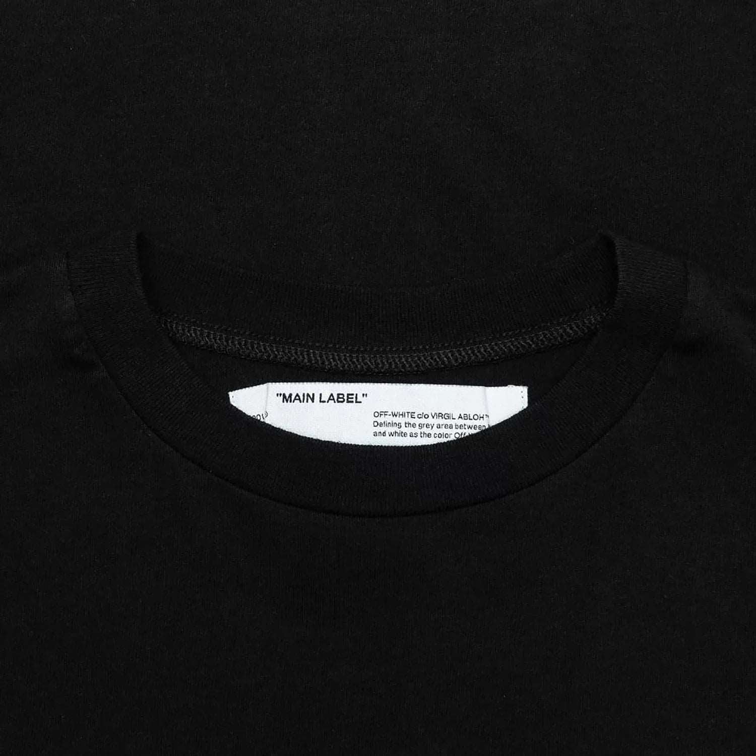 Off-White Tape Arrows Short Sleeve Over T-Shirt 'Black' Clothing Kickbox Sa
